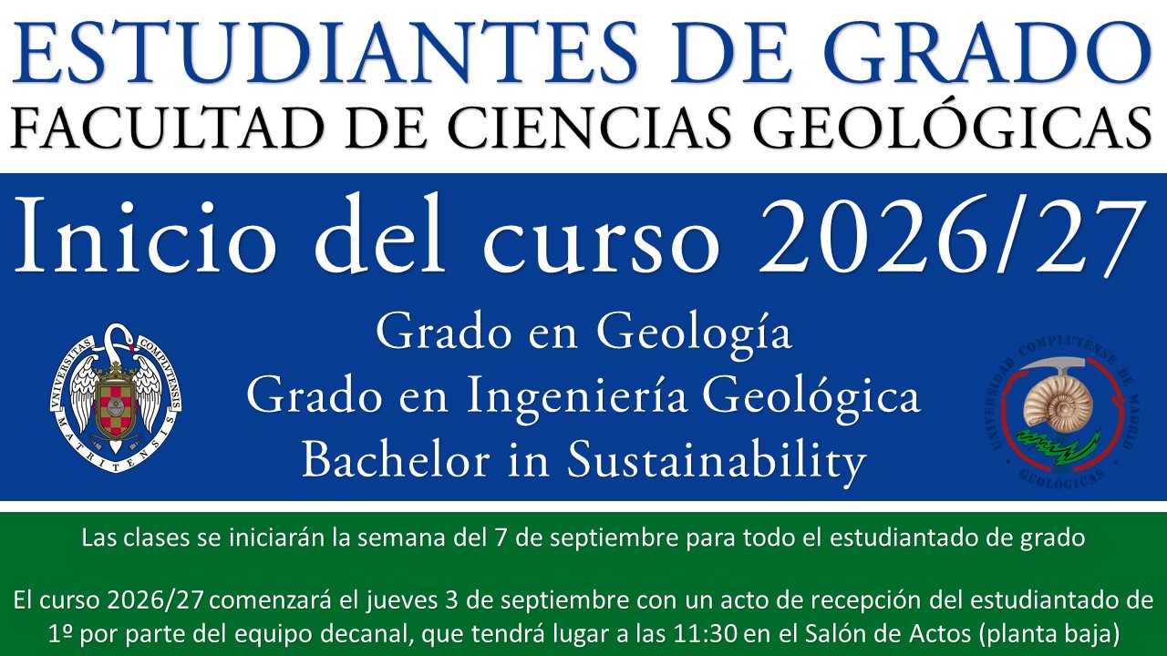 Bienvenidos estudiantes de Grado 26-27